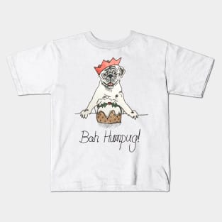 Bah humbug - Bah humpug - Pug lover gift Kids T-Shirt